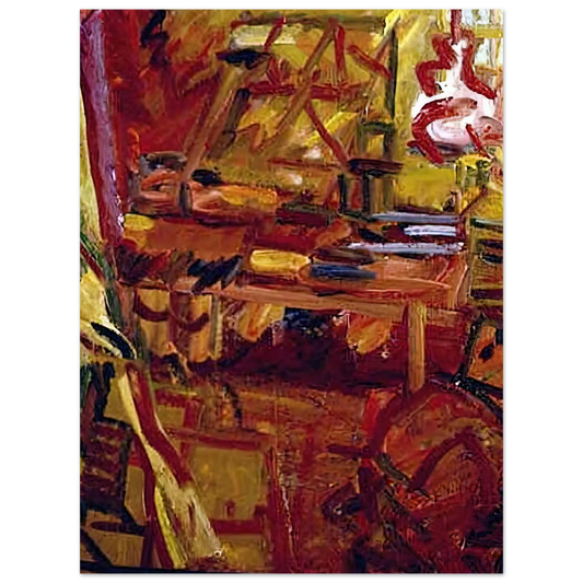 In The Studio by Frank Auerbach – art poster, view 2