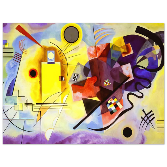 Yellow Red Blue by Wassily Kandinsky (1925) – art poster, view 2