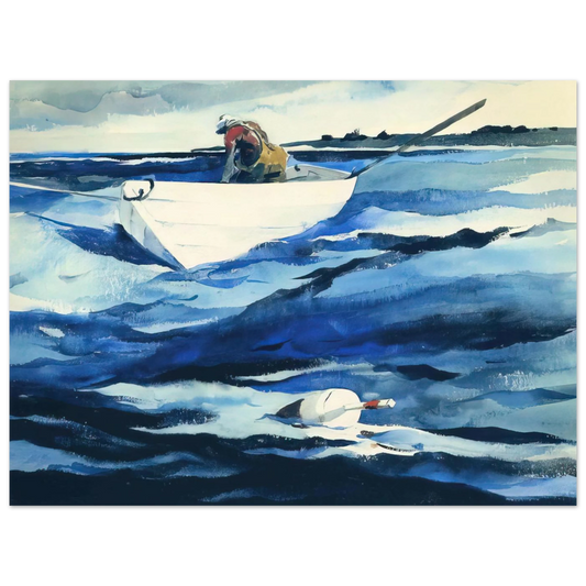 The Lobsterman by Andrew Wyeth – art poster, view 2