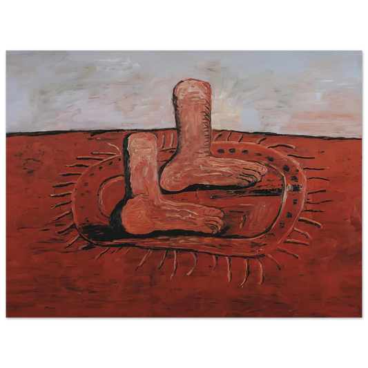 Two Fat Feet by Philip Guston – art poster, view 2