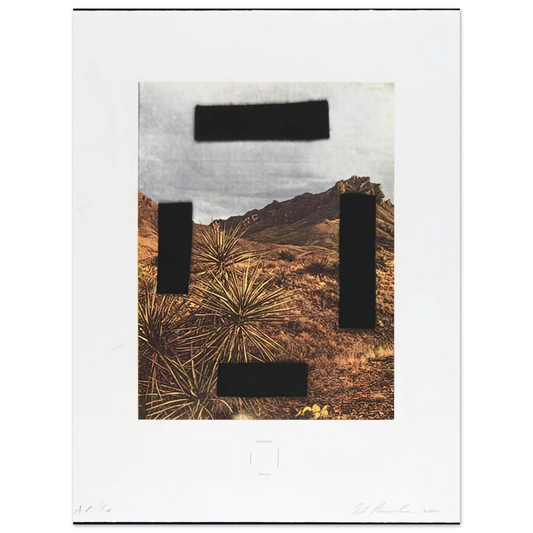Noose Around Your Neck Country Cityscapes Series by Edward Ruscha (2001) – art poster, view 2