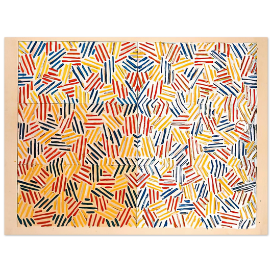 Corpse And Mirror 2 by Jasper Johns (1969) – art poster, view 2