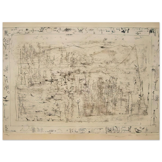 Flora And Fauna by Zao Wou-Ki (1951) – art poster, view 2