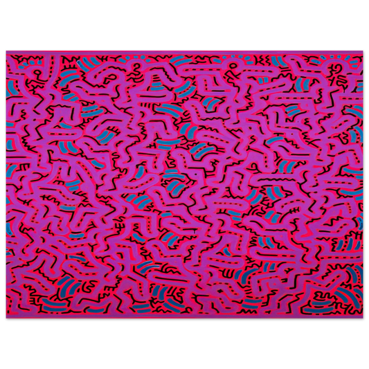 Untitled by Keith Haring (1984) – art poster, view 2