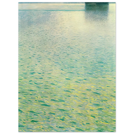 Island In The Attersee by Gustav Klimt – art poster, view 2