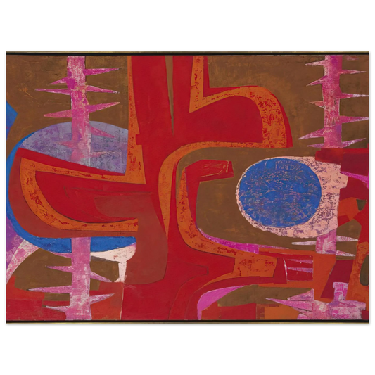 Sobre La Tumba De Justino by Pedro Coronel – art poster, view 2