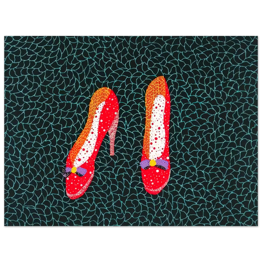 Shoes by Yayoi Kusama (1985) – art poster, view 2