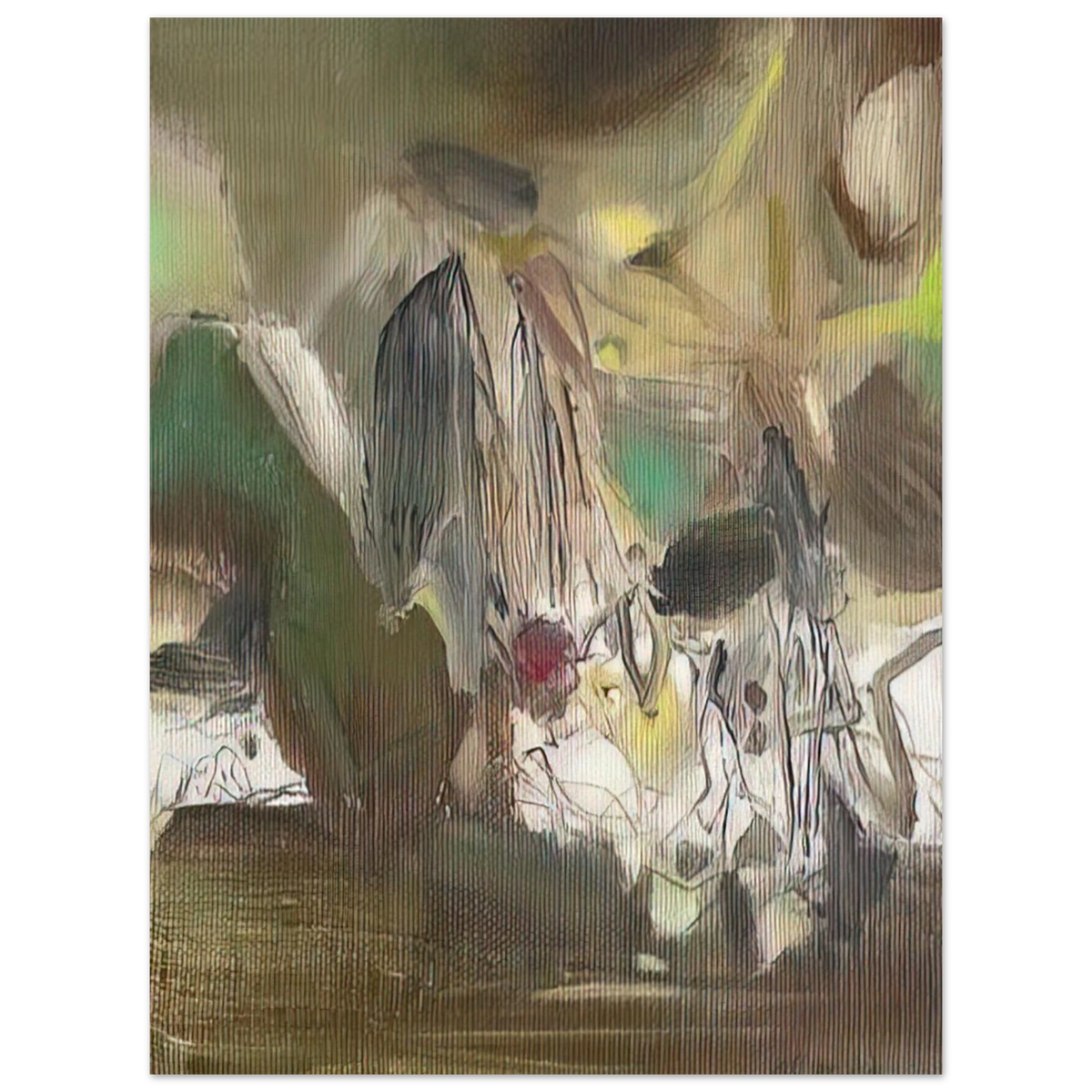 Composition by Chu Teh-Chun (1977) – art poster