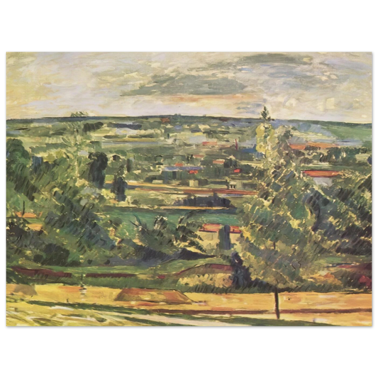Landscape Of The Jas De Bouffan by Paul Cézanne – art poster, view 2
