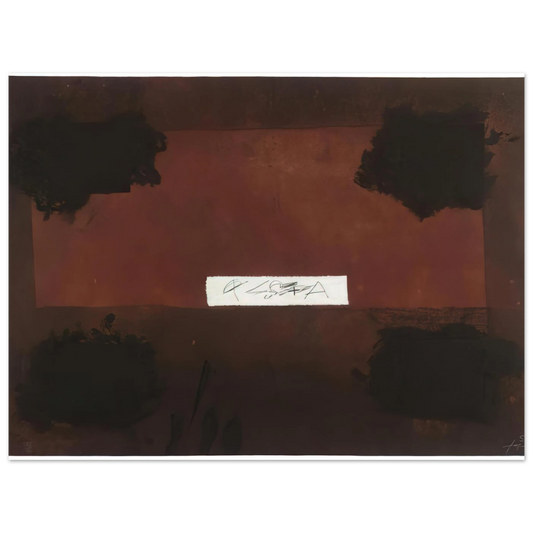Pasted Cloth by Antoni Tapies (1976) – art poster, view 2