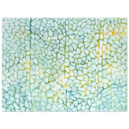 White Daisies Rhapsody by Alma Woodsey Thomas (1973) – art poster, view 2