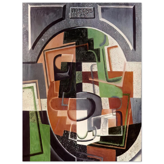 Still Life On Plaque by Juan Gris (1917) – art poster, view 2