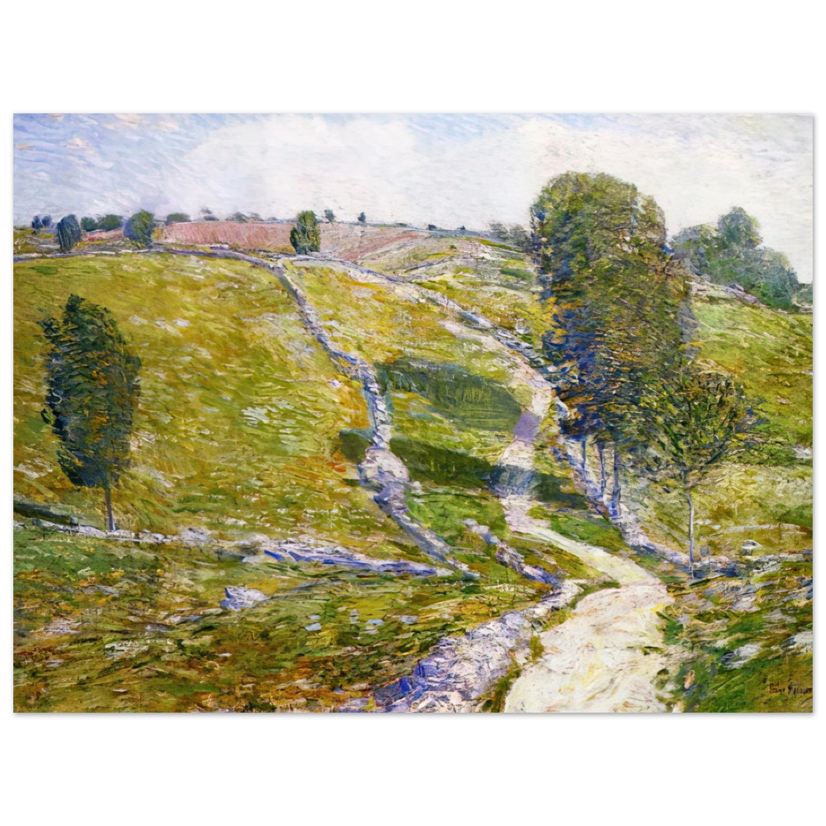 Road To The Land Of Nod by Childe Hassam – art poster