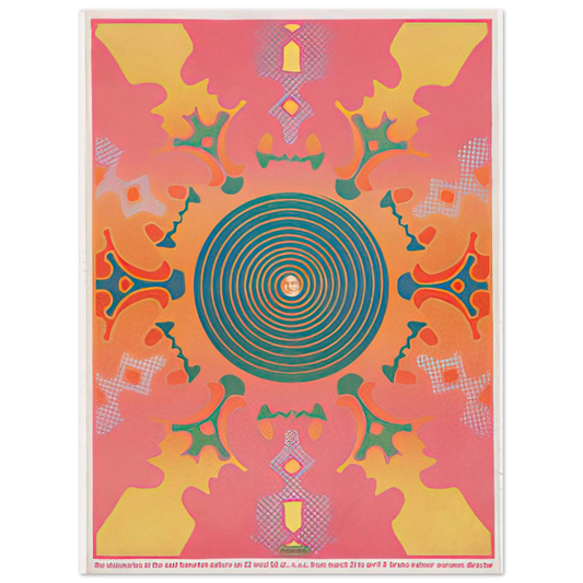 The Visionaries At The East Hampton Gallery by Peter Max (1967) – art poster, view 2