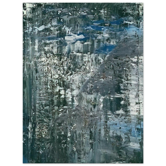 Ice 4 by Gerhard Richter – art poster, view 2