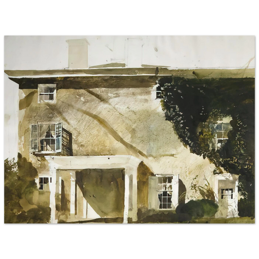 The Hatton House by Andrew Wyeth (1967) – art poster, view 2