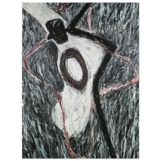 February by Susan Rothenberg (1981) – art poster, view 2