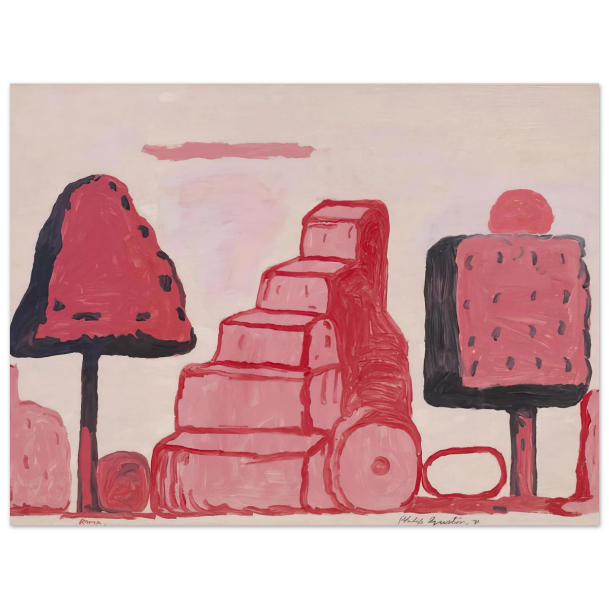 Box Tree Rome by Philip Guston – art poster