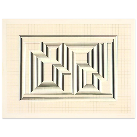 Graphic Tectonic by Josef Albers (1941) – art poster, view 2