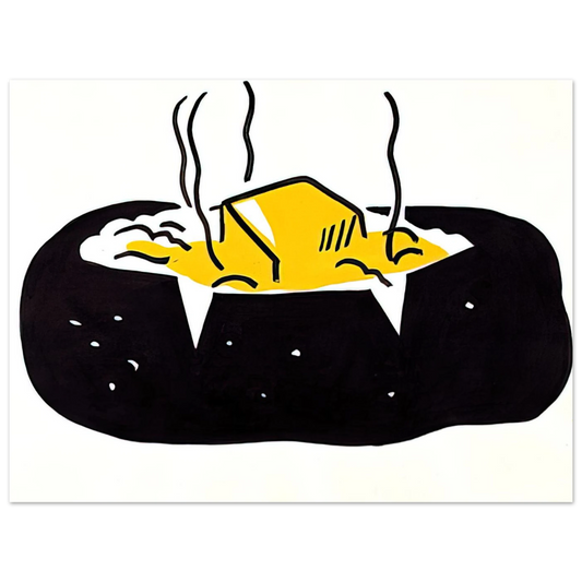 Baked Potato 1 by Roy Lichtenstein (1962) – art poster, view 2