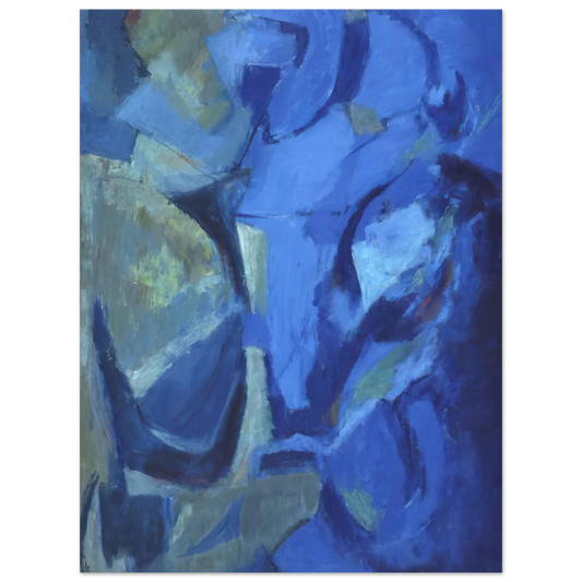 The Stormy Sea by Alma Woodsey Thomas (1958) – art poster, view 2