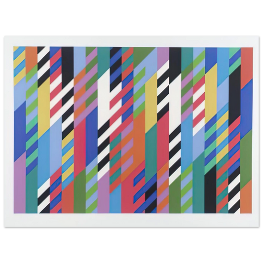 Fete by Bridget Riley (1989) – art poster, view 2