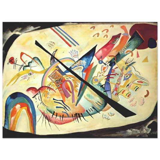 White Oval by Wassily Kandinsky (1919) – art poster, view 2