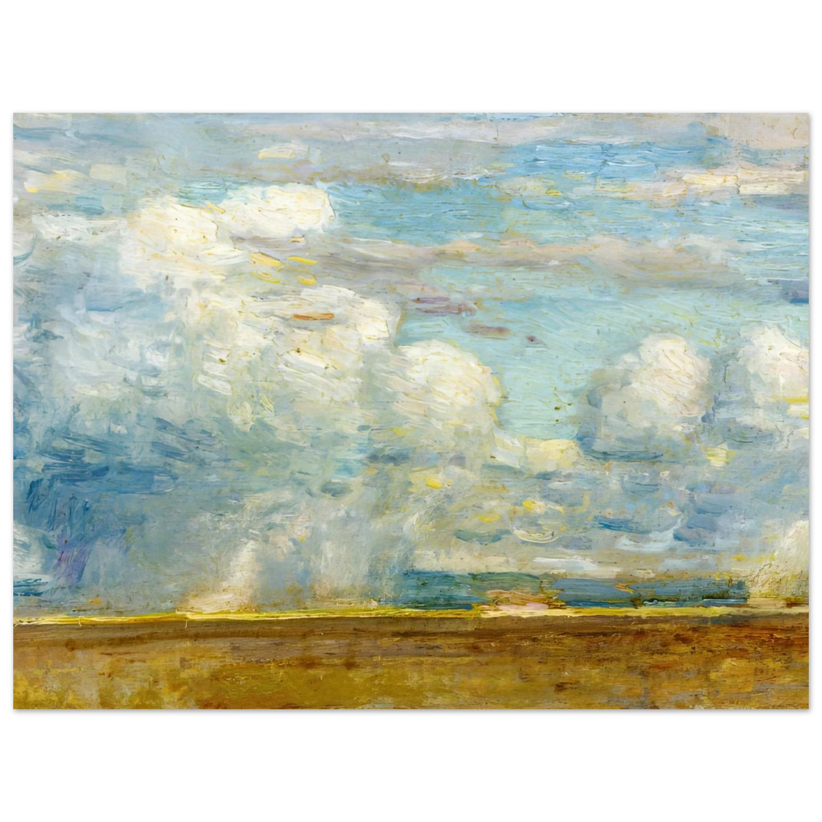 Clouds by Childe Hassam – art poster