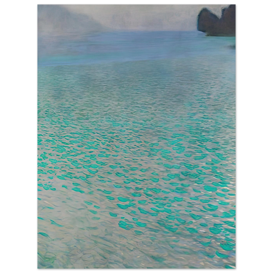 Attersee by Gustav Klimt (1900) – art poster, view 2