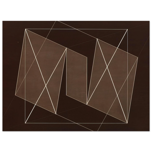 Transformation Of A Scheme No 19 by Josef Albers (1950) – art poster, view 2