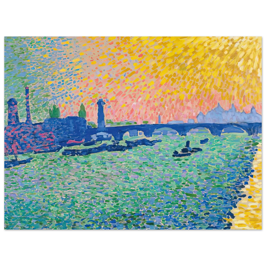 Waterloo Bridge by Andre Derain (1906) – art poster, view 2