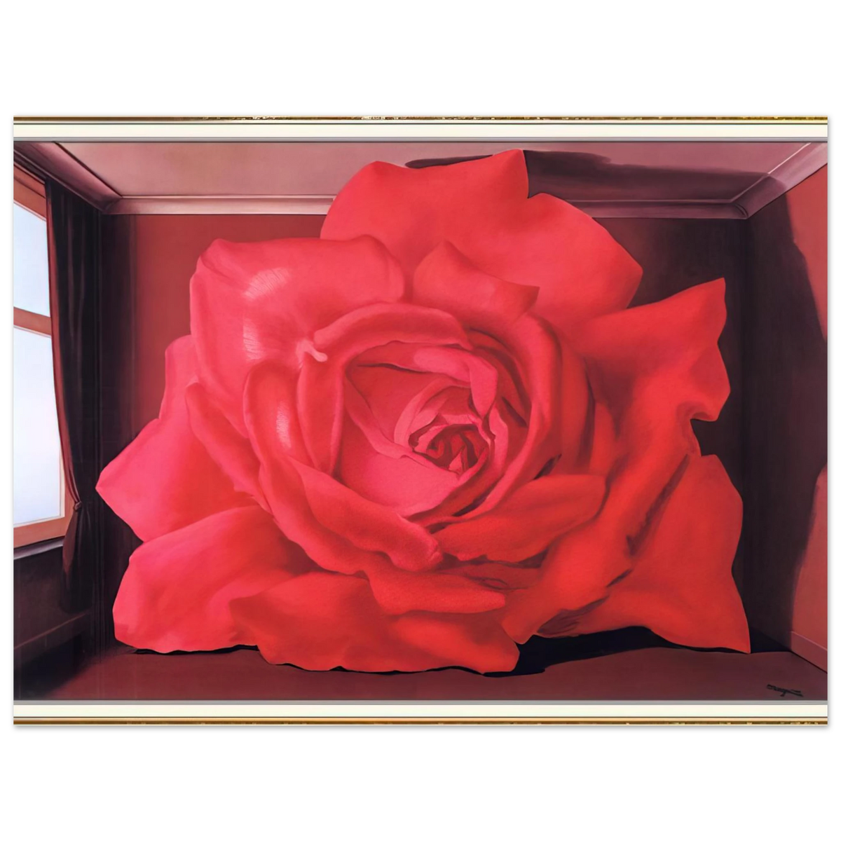 The Tomb Of The Wrestlers by René Magritte (1960) – art poster