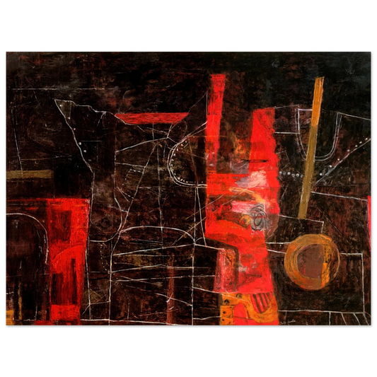 The Tormentors by Philip Guston (1948) – art poster, view 2