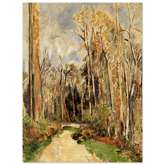 Path At The Entrance To The Forest by Paul Cézanne – art poster, view 2