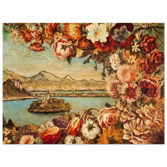 Island And Flower Garland by Giorgio de Chirico – art poster, view 2