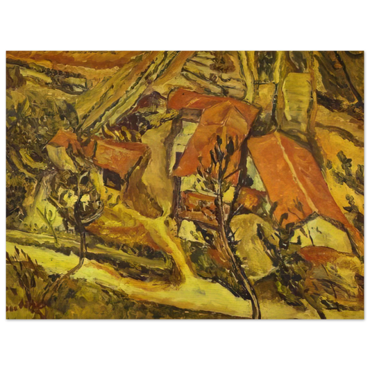 Landscape by Chaim Soutine – art poster, view 2