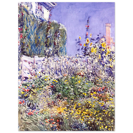 Dexter's Garden by Childe Hassam – art poster, view 2