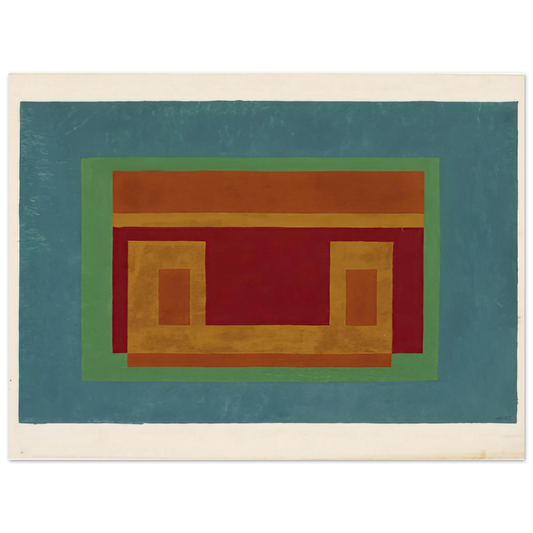 Variant Adobe by Josef Albers (1947) – art poster, view 2