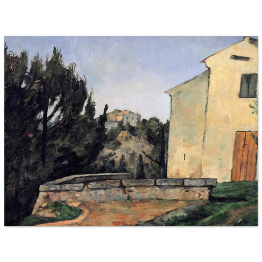 The Abandoned House by Paul Cézanne – art poster, view 2