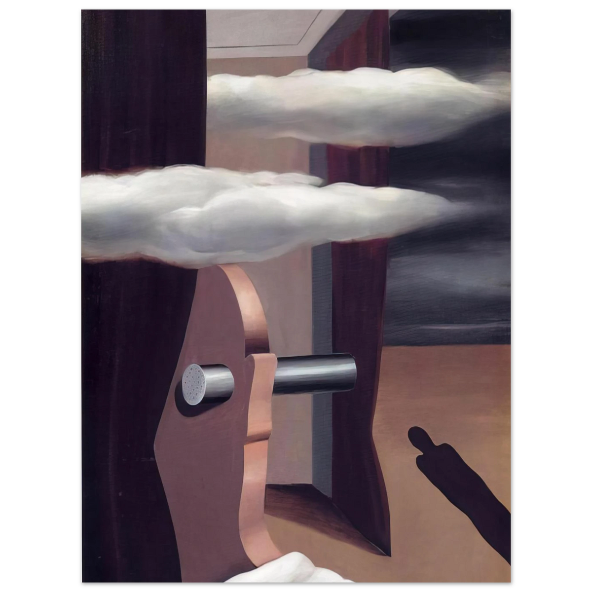 The Catapult Of Desert by René Magritte (1926) – art poster