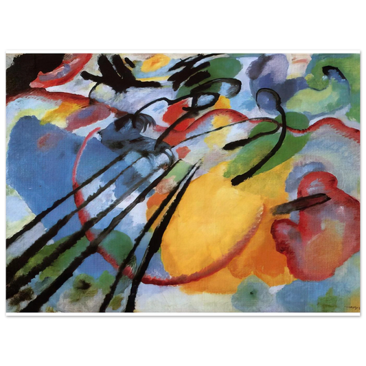 Improvisation 26 Rowing by Wassily Kandinsky (1912) – art poster, view 2