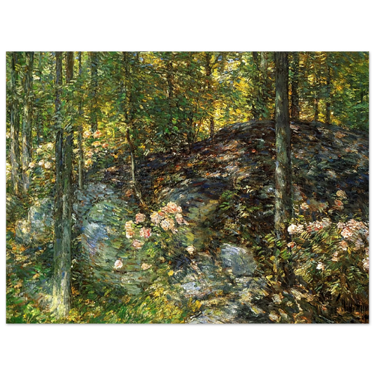 Laurel On The Ledges by Childe Hassam – art poster, view 2