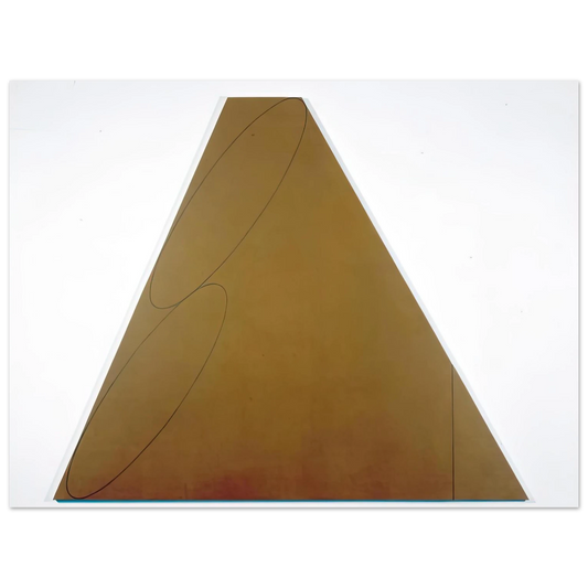 Plane Figure III by Robert Mangold (1992) – art poster, view 2