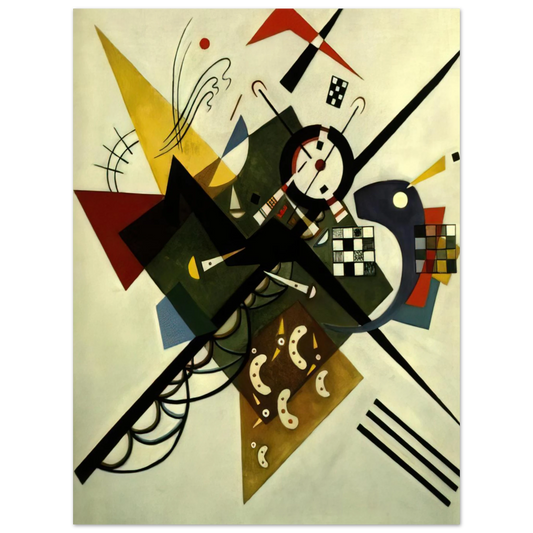 On White II by Wassily Kandinsky (1923) – art poster, view 2