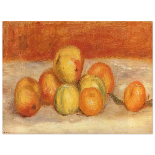Apples And Manderines by Pierre-Auguste Renoir – art poster, view 2