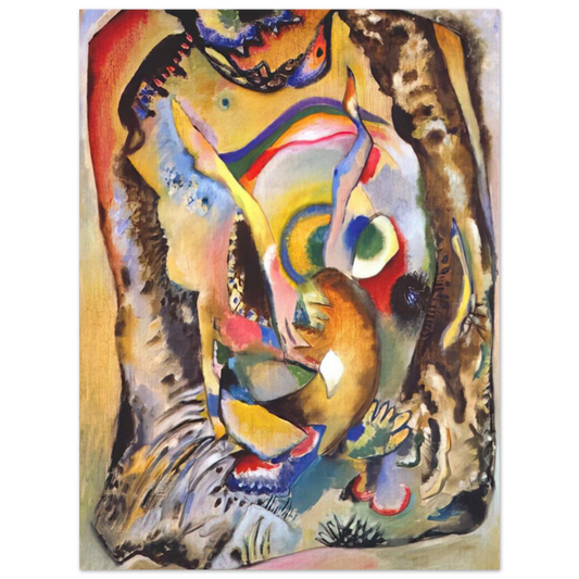 Painting On Light Ground by Wassily Kandinsky (1916) – art poster, view 2