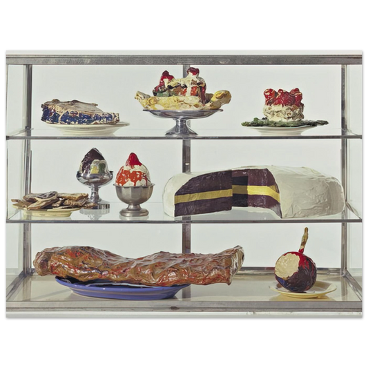 Pastry Case I by Claes Oldenburg (1962) – art poster, view 2