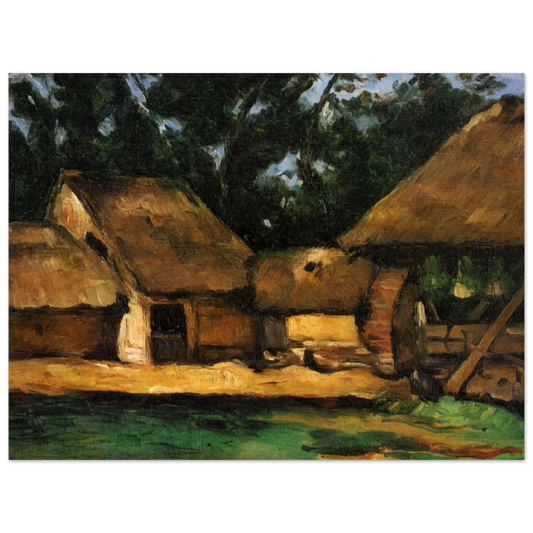 The Oilmill by Paul Cézanne – art poster, view 2