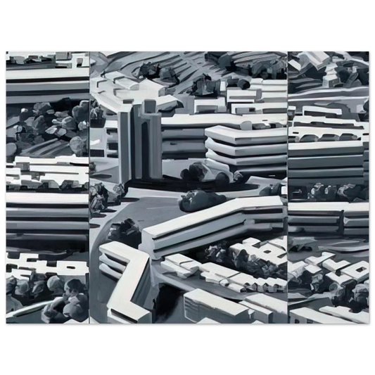 Townscape Tr by Gerhard Richter (1969) – art poster, view 2