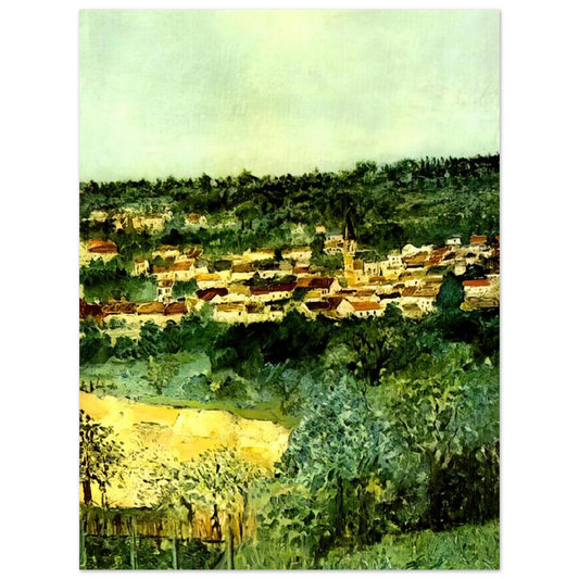View Of Montmagny by Maurice Utrillo – art poster, view 2